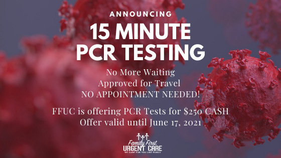 15 Minute Molecular PCR Testing Now Available, Perfect for Traveling
